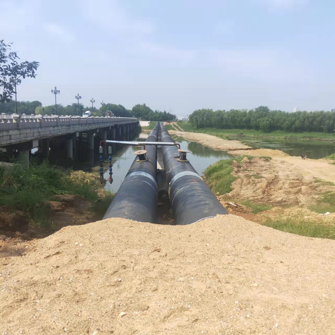 庆阳管道长距离内部除垢输油管道清洗